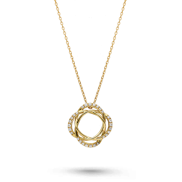 結び  ペンダントネックレス